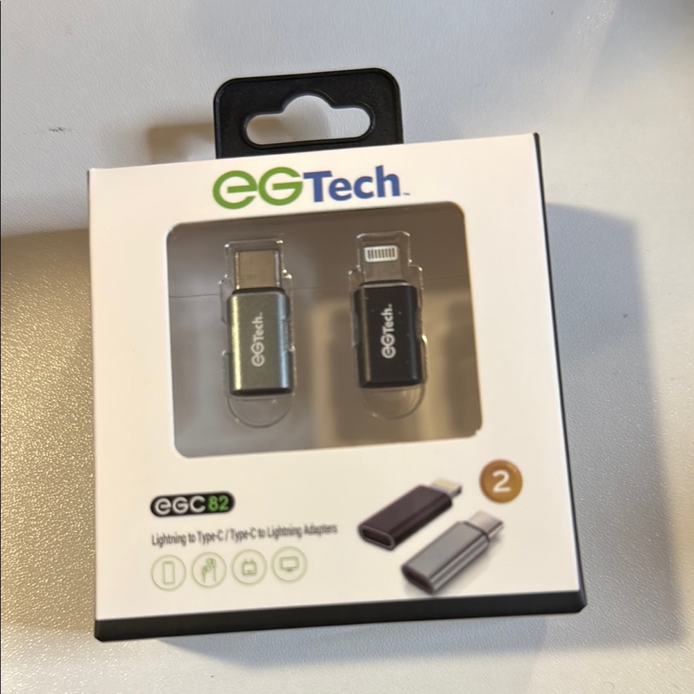 Black Lightning to Type-C Adapter Set